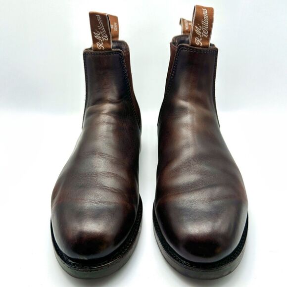 RM Williams Gardener Boots Brown Leather Percy St 8.5G US 9.5 Y2K Near Mint - Picture 2 of 12